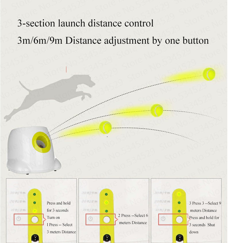 Smart Automatic Interactive Ball Launcher for Dogs