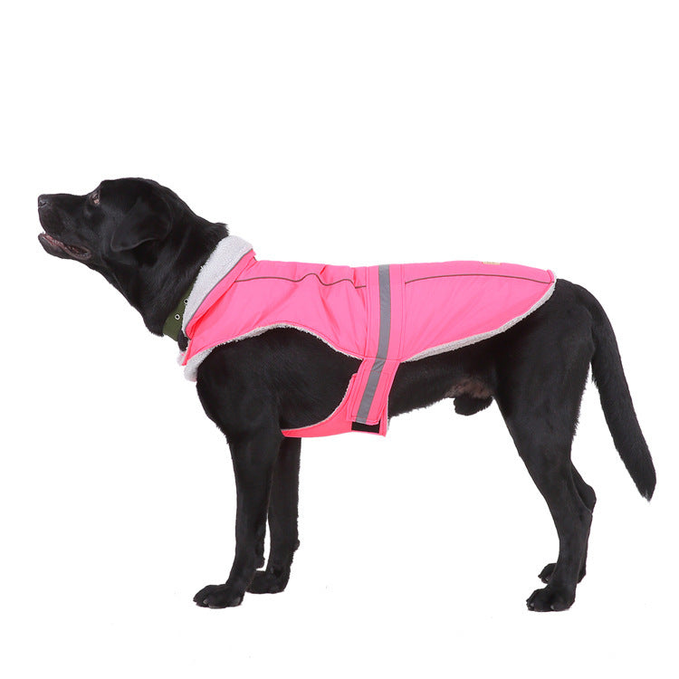 Pet clothes winter clothes night reflective pet clothes