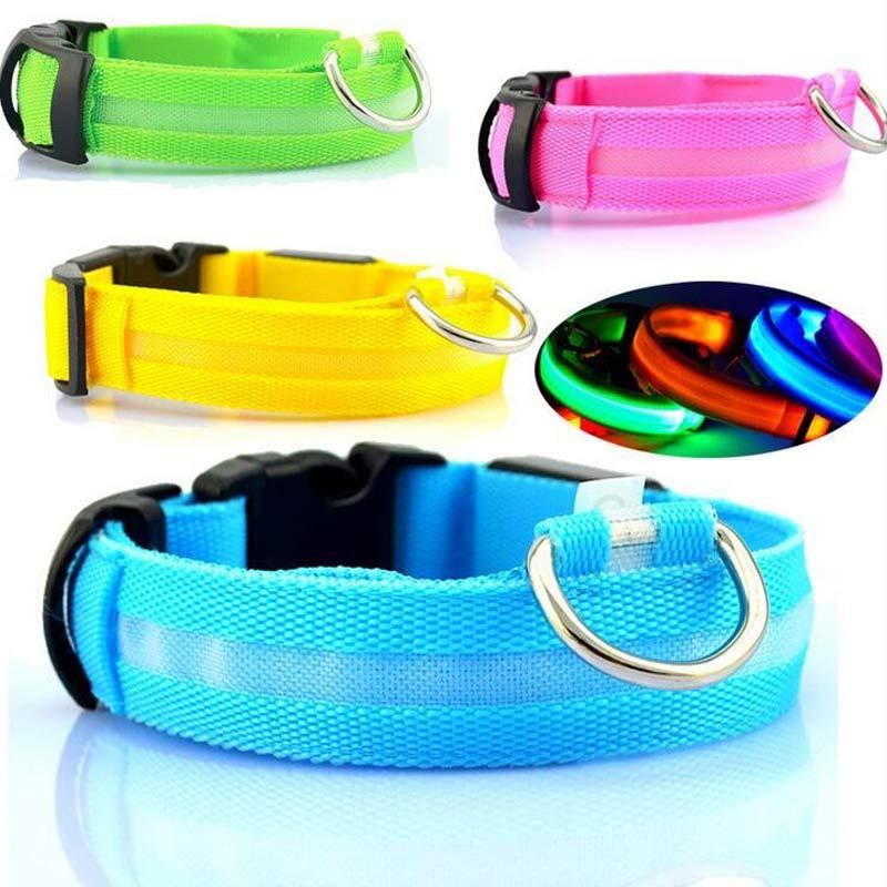 CheeriGlow LED Collar & Leash Set: Adjustable, Luminous, and Night-Safe for Your Pet