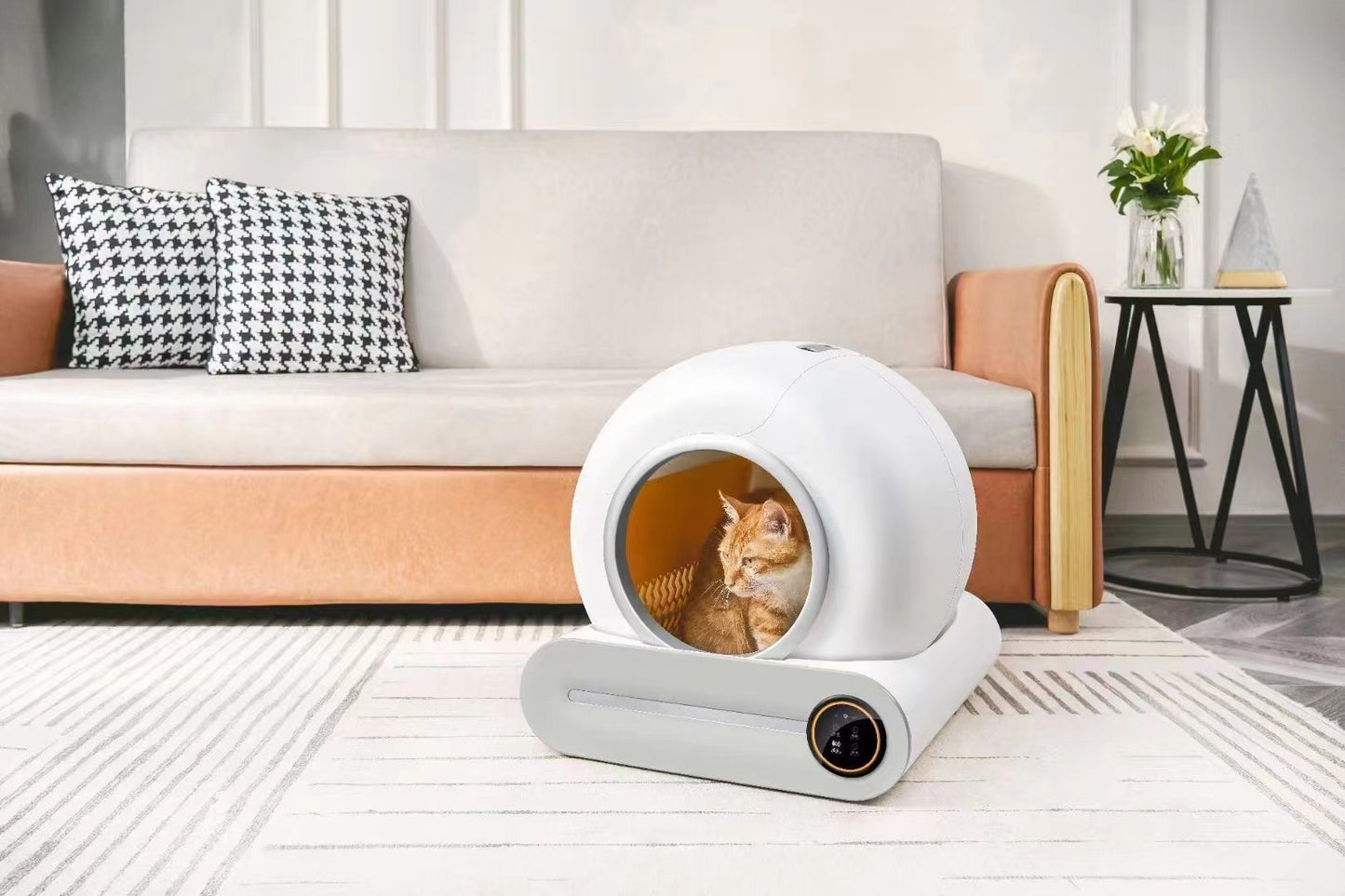 Smart Automatic Litter Box for Cats - Self-Cleaning Pooper Scooper